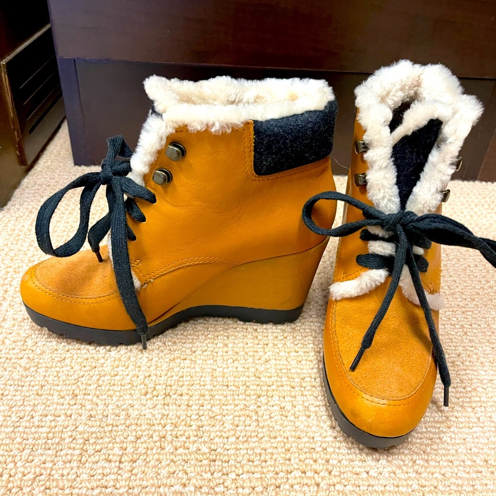 Cole Hahn Wedge Booties!